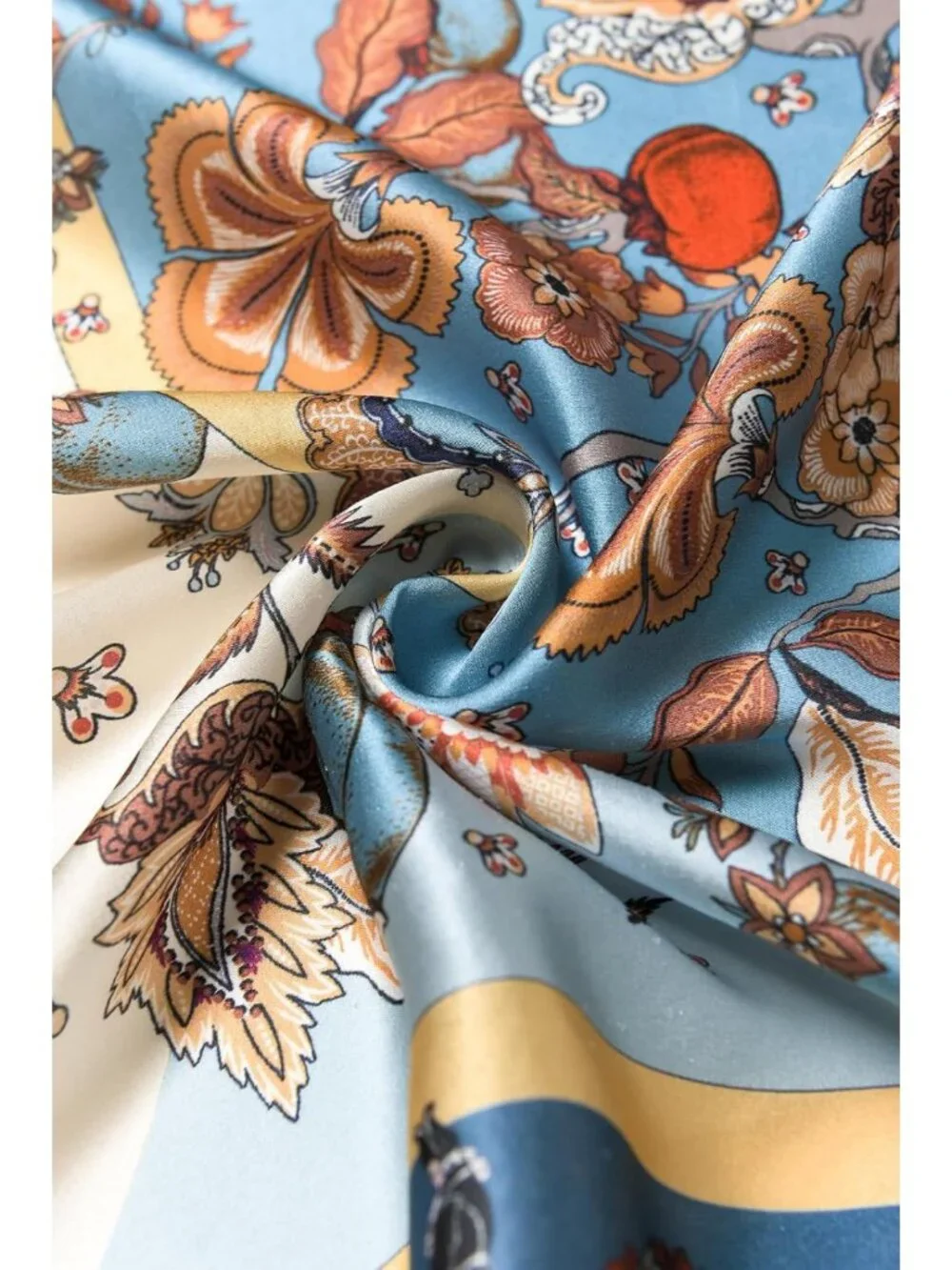 Luxurious 100% Mulberry Silk Scarf - 35